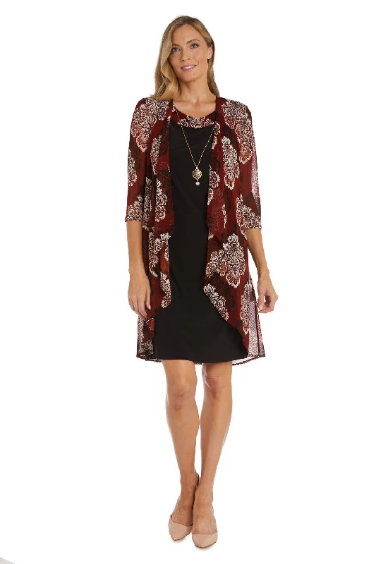 R&M Richards 7607 Short Printed Jacket Mother of the Bride Dress Knit Jacket Woven Jacket Fleece Jacket R&M Richards 7607 Short Printed Jacket Mother of the Bride Dress Knit Jacket Woven Jacket Fleece Jacket