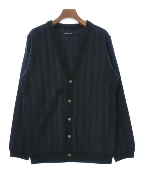 FRANK LEDER Cardigans Houndstooth Herringbone Solid