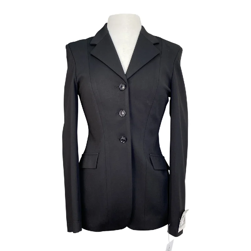Grand Prix 'Classic' Jersey Show Coat in Black - Women's 10R Square Neck One-Shoulder Off-the-Shoulder Grand Prix 'Classic' Jersey Show Coat in Black - Women's 10R Square Neck One-Shoulder Off-the-Shoulder
