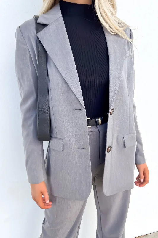 Lottie Blazer Charcoal Women's Formal Blazer