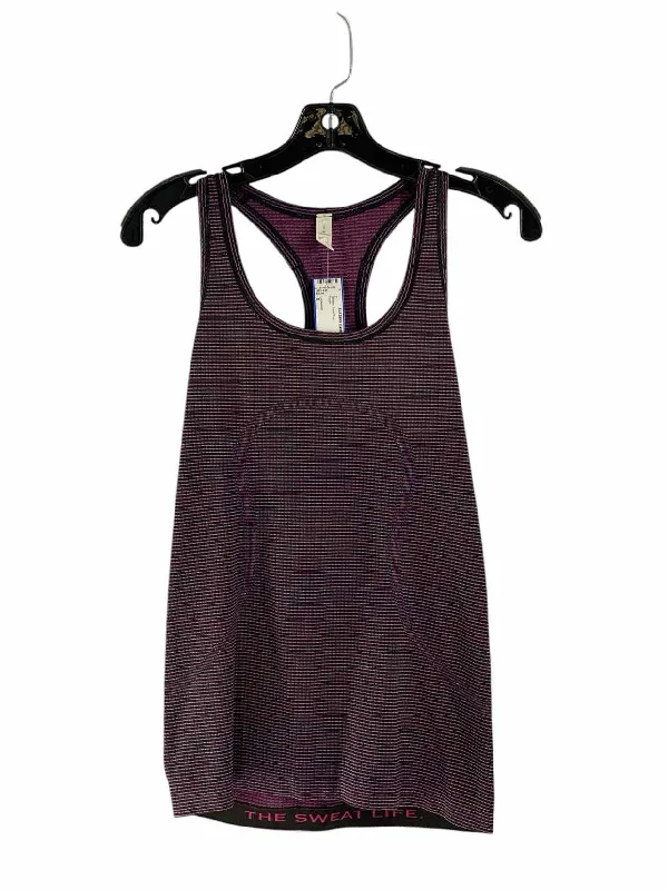 Lululemon Size 8 Purple Athletic Tank Top pastel tank top