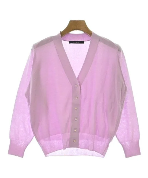 FONCE Cardigans Crew Neck V-Neck Turtle Neck