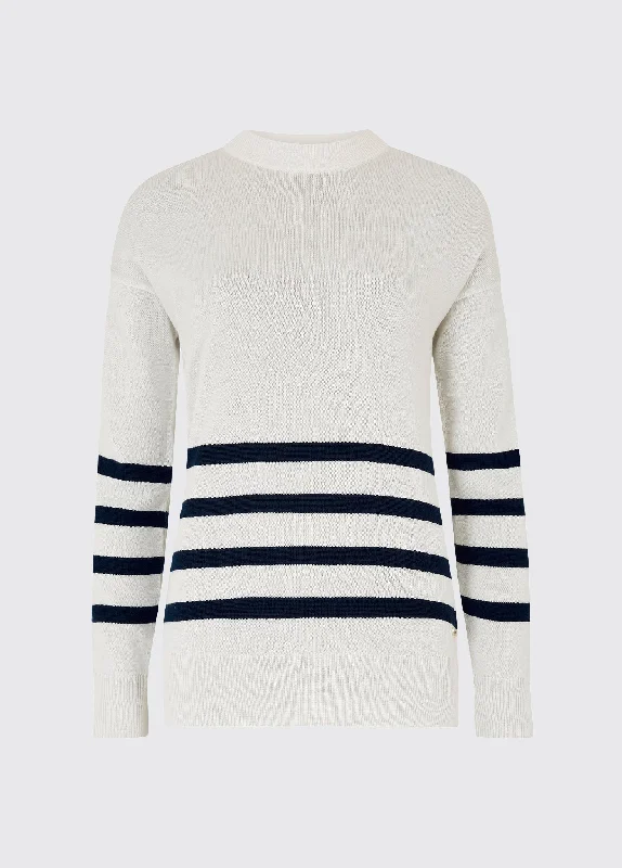 Peterswell sweater - White Zippered Buttoned Snapped