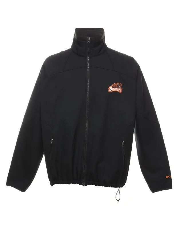 Columbia Black & Orange Oregan State Jacket - L Rayon Fabric Velvet Fabric Corduroy Fabric Columbia Black & Orange Oregan State Jacket - L Rayon Fabric Velvet Fabric Corduroy Fabric