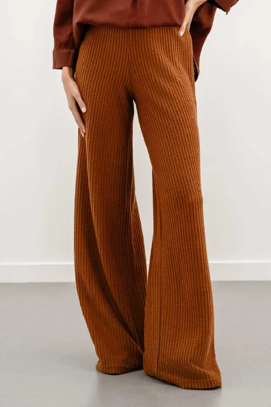 TEXTURED TROUSERS Trousers Striped Patterned