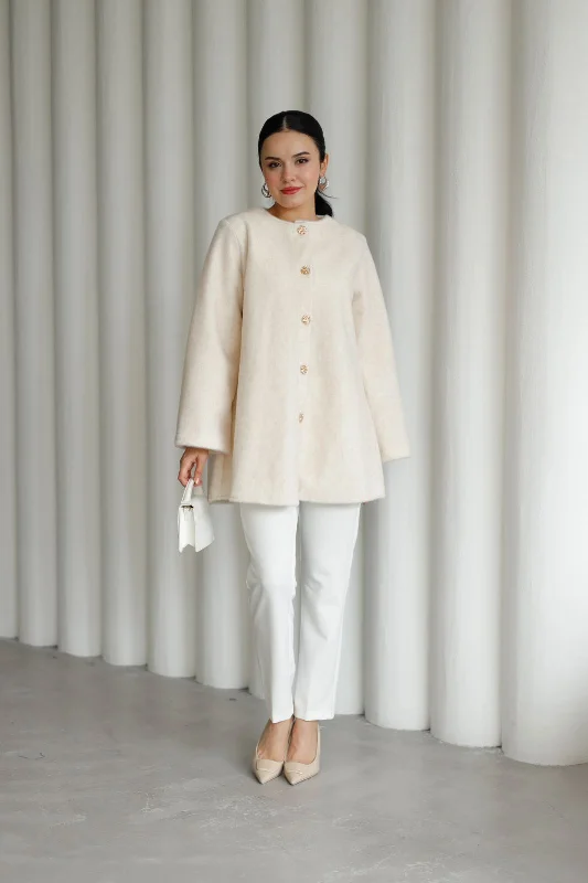 Coat AH- 7212 Cuffed Rolled Raglan