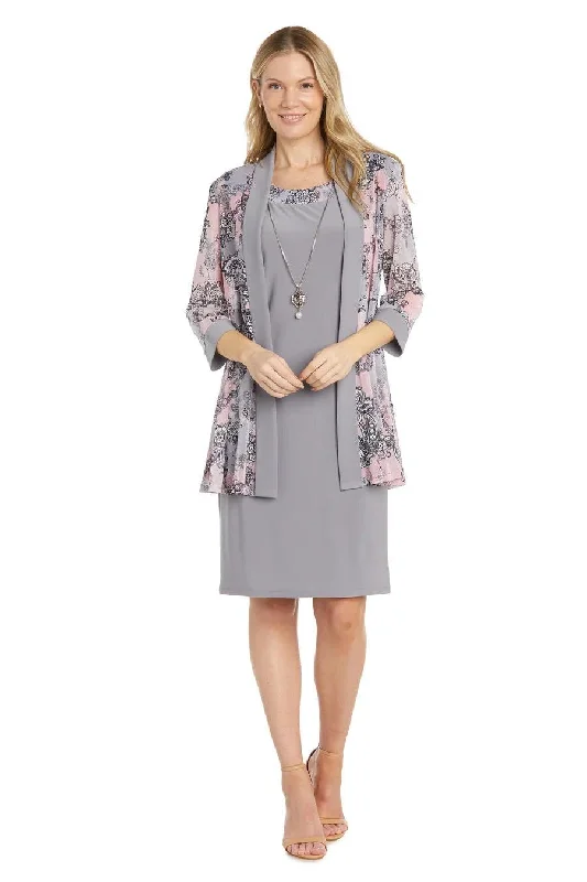 R&M Richards 9483P Short Two Piece Petite Printed Jacket Dress One-Shoulder Jacket Off-the-Shoulder Jacket Asymmetrical Jacket R&M Richards 9483P Short Two Piece Petite Printed Jacket Dress One-Shoulder Jacket Off-the-Shoulder Jacket Asymmetrical Jacket