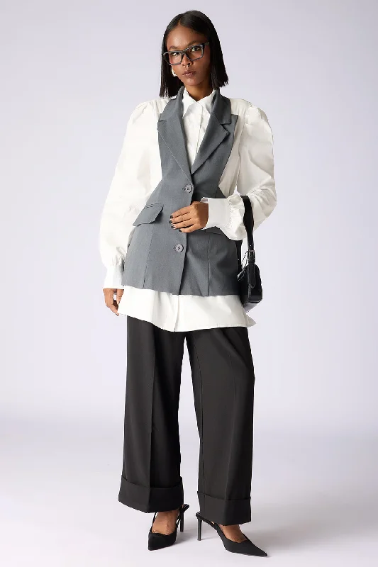 The Boss Lady Blazer Vest Formal Dress Women's Fashion Blazer
