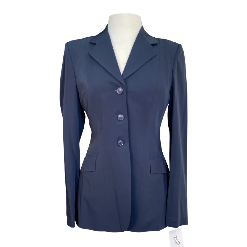 Grand Prix 'Classic' Jersey Show Coat in Navy - Women's 12T Slim Rayon Velvet Corduroy Grand Prix 'Classic' Jersey Show Coat in Navy - Women's 12T Slim Rayon Velvet Corduroy