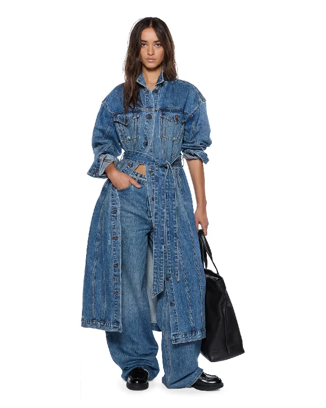 TRUCKER COAT RELIK Front Pockets Side Pockets Patch Pockets