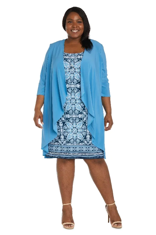 R&M Richards 9227W Short Plus Size Jacket Dress Snapped Jacket Toggled Jacket Drawstring Jacket R&M Richards 9227W Short Plus Size Jacket Dress Snapped Jacket Toggled Jacket Drawstring Jacket