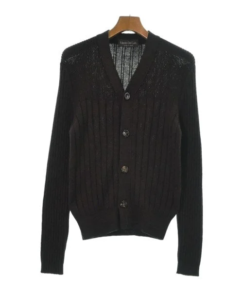 FABRIZIO DEL CARLO Cardigans Hooded Caped Shawl Collar
