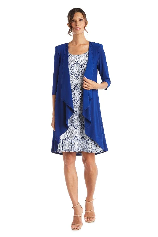 R&M Richards 3277 Short Printed Jacket Dress Quilted Jacket Puffer Jacket Insulated Jacket R&M Richards 3277 Short Printed Jacket Dress Quilted Jacket Puffer Jacket Insulated Jacket