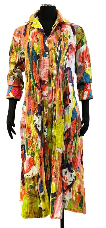 Dress Addict JOT515 Jot 100% Organic Cotton Long Sleeve Button Down Pleated Front Maxi Coat Dress Turtleneck Wrap Cape Dress Addict JOT515 Jot 100% Organic Cotton Long Sleeve Button Down Pleated Front Maxi Coat Dress Turtleneck Wrap Cape