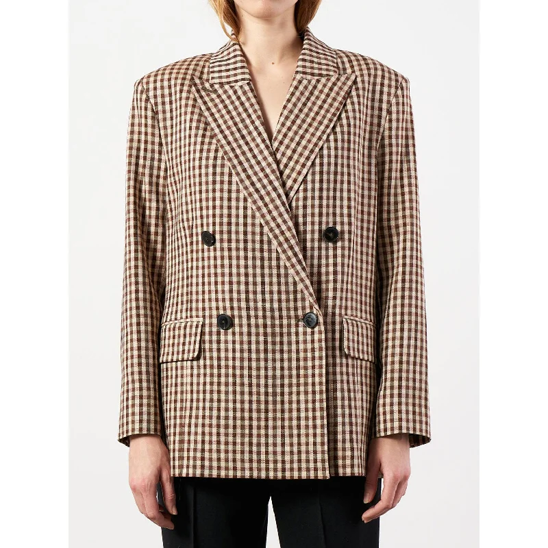 Bellerose Check Veruca Womens Blazer Women's Fashion Blazer