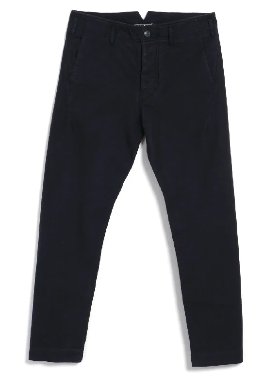 SVENNING | Slim Fit Trousers | Navy Trousers Modern Contemporary