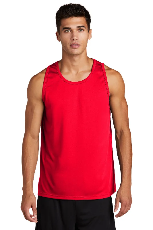 Sport-Tek Mens Competitor Moisture Wicking Tank Top - True Red navy tank top