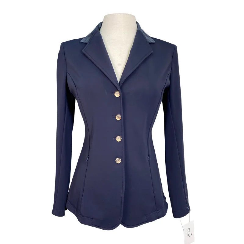 Sarm Hippique 'Comfort Hunter' Classic Show Coat in Navy - Women's IT 44 (US 8) Off-the-Shoulder Jacket Double-Breasted Coat Single-Breasted Coat Sarm Hippique 'Comfort Hunter' Classic Show Coat in Navy - Women's IT 44 (US 8) Off-the-Shoulder Jacket Double-Breasted Coat Single-Breasted Coat