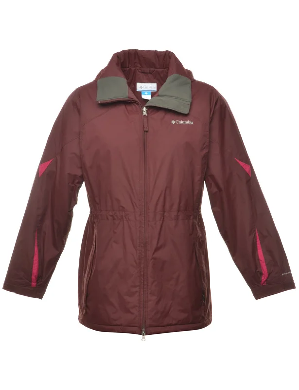 Columbia Dark Brown Mountaineering Jacket - M Zippered Jacket Buttoned Jacket Snapped Jacket Columbia Dark Brown Mountaineering Jacket - M Zippered Jacket Buttoned Jacket Snapped Jacket