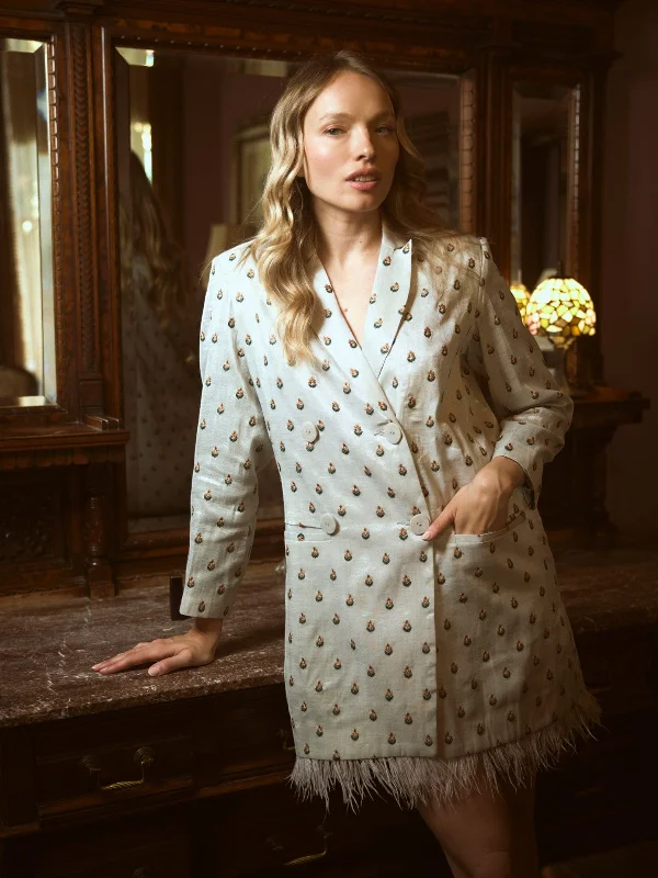 Alex Embroidered Blazer Dress Women's Luxurious Suit