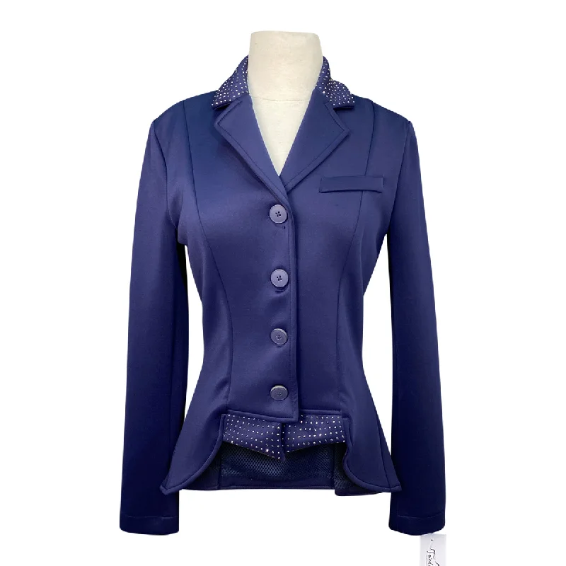 HKM Dressage Show Coat in Navy - Women's EU 34 (US 4) Bomber Denim Leather