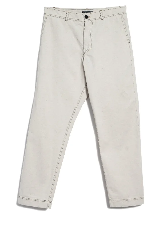 TYGE | Wide Cut Cropped Trousers | Natural Trousers Culottes Wide Leg