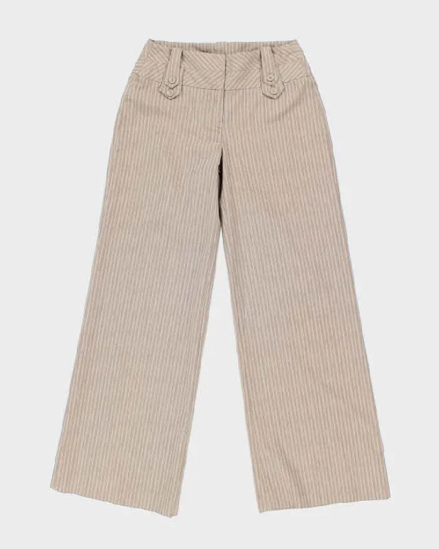 Vintage Y2k 00s Suzy Brown Bootcut Trousers - W27 L30 Trousers practical easy-care