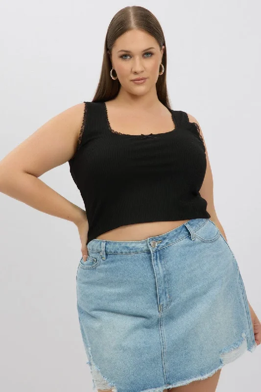 Black Tank Top Sleeveless grey tank top