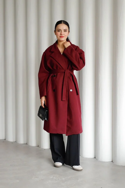 Trench Coat 25-907 Bodycon Sheath Shift
