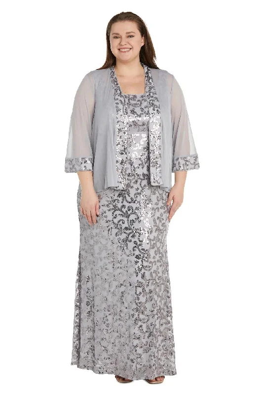 R&M Richards 9965W Plus Size Long Formal Jacket Dress Insulated Jacket Fitted Jacket Loose Jacket R&M Richards 9965W Plus Size Long Formal Jacket Dress Insulated Jacket Fitted Jacket Loose Jacket