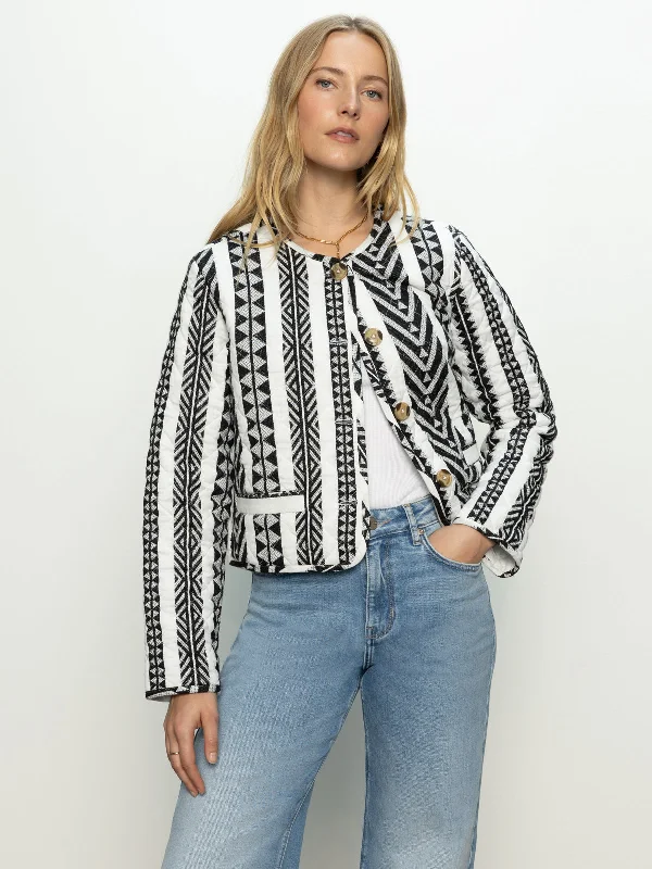 Crafted Coco Jacket Crafted Stripe Jersey Jacket Tulle Jacket Batik Jacket
