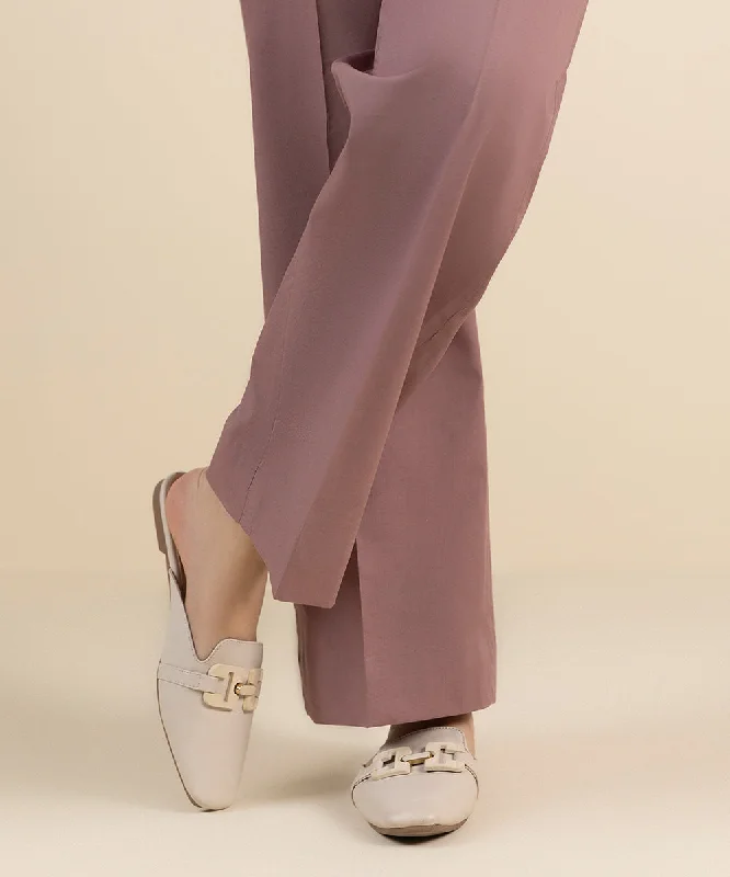 Dyed Cotton Trousers Trousers Spring Floral
