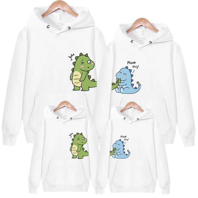 Family Matching Dragon Hug Sweater Slim Fit Regular Fit Oversized
