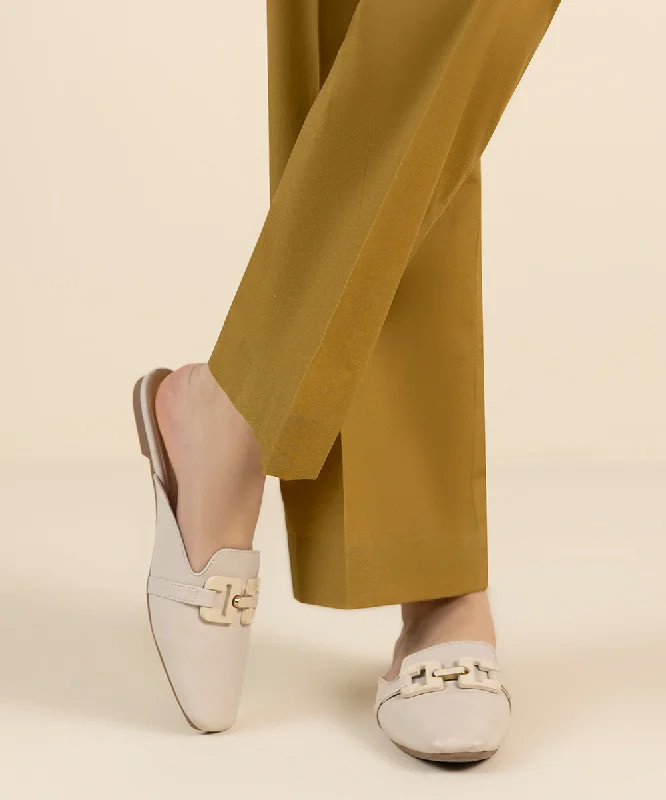 Dyed Cotton Trousers Trousers Sale Discount