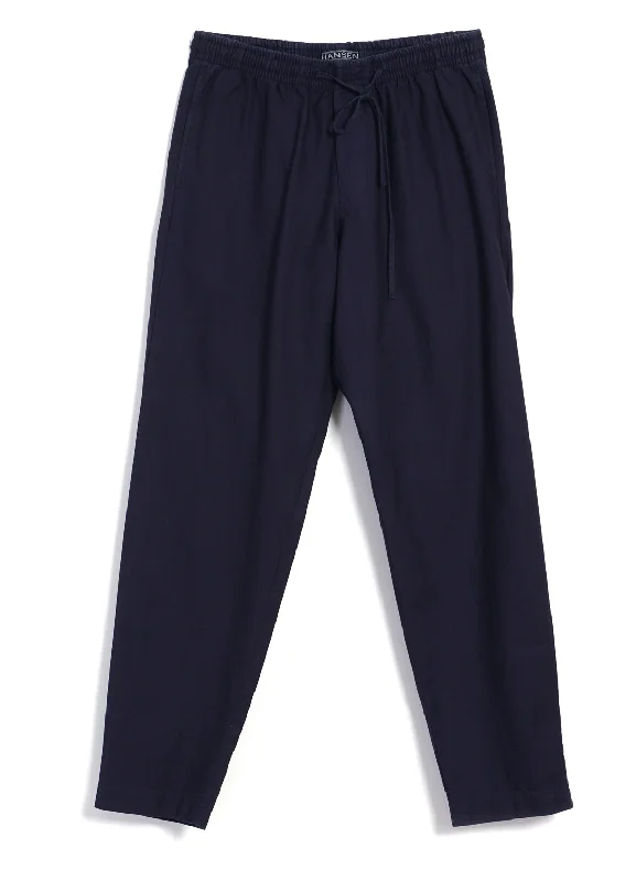 JIM | Casual Drawstring Trousers | Blue Trousers Harem Relaxed Fit