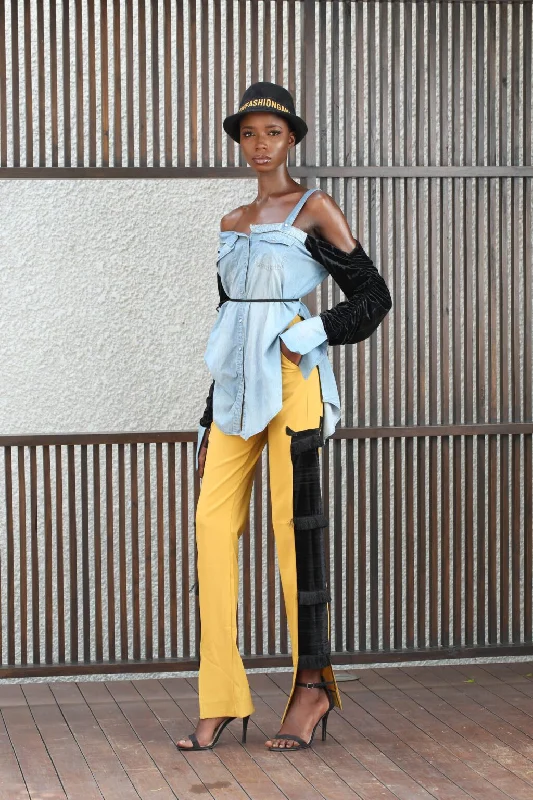 Bisa High Waisted Trouser Trousers Evening Elegant
