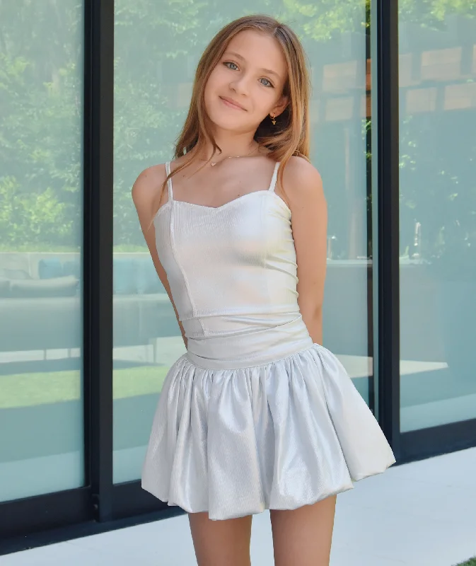 FBZ Girls Metallic Tank activewear tank top