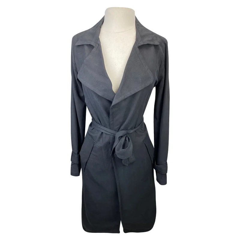Two Bits Equestrian 'The Trench Coat' in Black - Women's Small Coat Overcoat Trench Coat Two Bits Equestrian 'The Trench Coat' in Black - Women's Small Coat Overcoat Trench Coat
