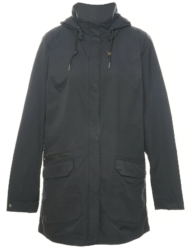 Columbia Hooded Jacket - L Knit Jacket Woven Jacket Fleece Jacket