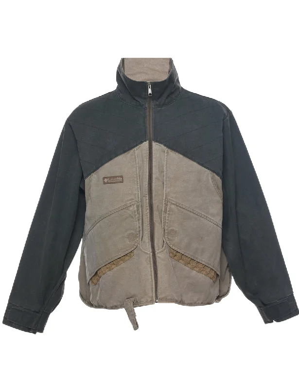 Columbia Workwear Jacket - L Front Pockets Side Pockets Patch Pockets