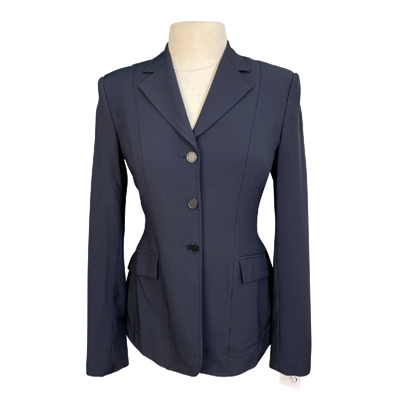 RJ Classics 'Nora' Grey Label Show Coat in Navy - Women's 4R Vent Hem Cuff