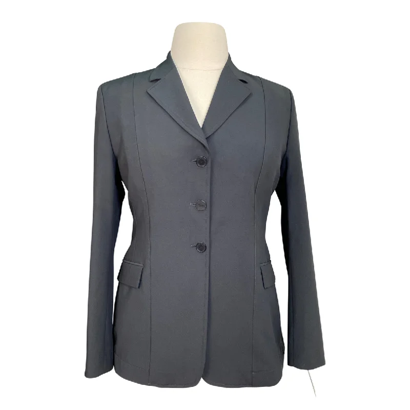 RJ Classics 'Nora' Grey Label Show Coat in Charcoal - Women's 16R Lapel Coat Peter Pan Collar Coat Cowl Neck Coat RJ Classics 'Nora' Grey Label Show Coat in Charcoal - Women's 16R Lapel Coat Peter Pan Collar Coat Cowl Neck Coat