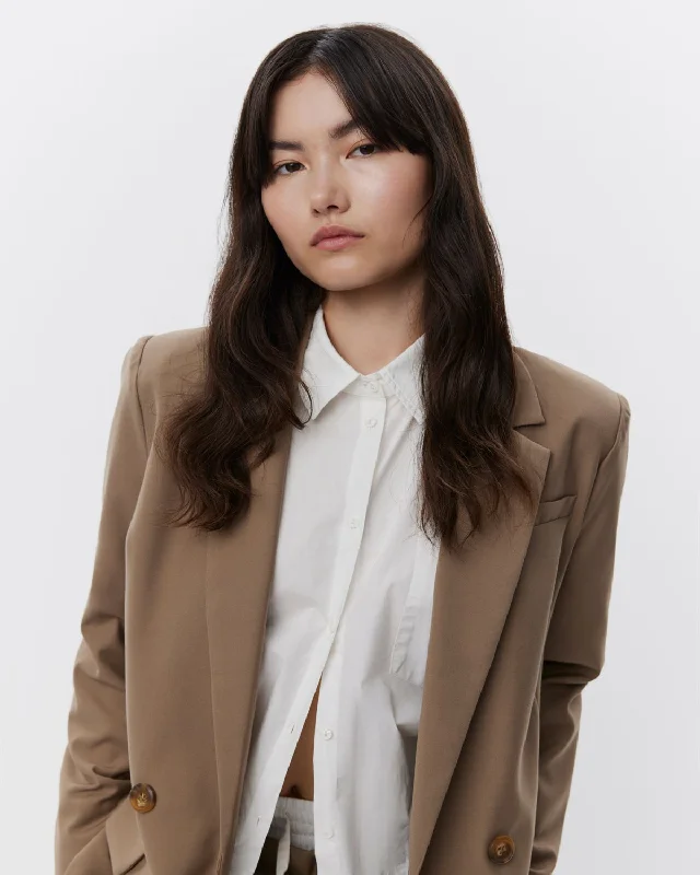ABELONESW BLAZER - Camel Women's High-End Blazer