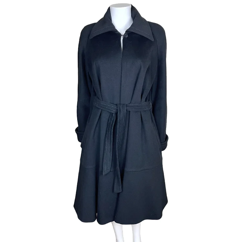 1970 Vintage Blin & Blin Wool Coat Primrose Garments Toronto Vent Hem Cuff