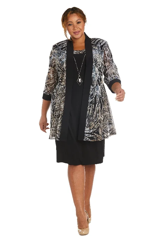 R&M Richards 7953W Short Plus Size Jacket Dress Sale Boat Neck Shawl Collar Notched Collar R&M Richards 7953W Short Plus Size Jacket Dress Sale Boat Neck Shawl Collar Notched Collar