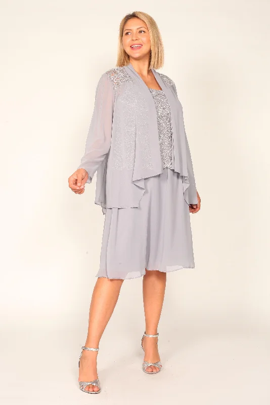 R&M Richards 3885W Short Plus Size Jacket Dress Sale Notch Collar Peter Pan Collar Cowl Neck R&M Richards 3885W Short Plus Size Jacket Dress Sale Notch Collar Peter Pan Collar Cowl Neck