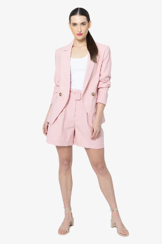 Seeking Lola - Jordanna Blazer - Gelato Linen Women's Print Jacket