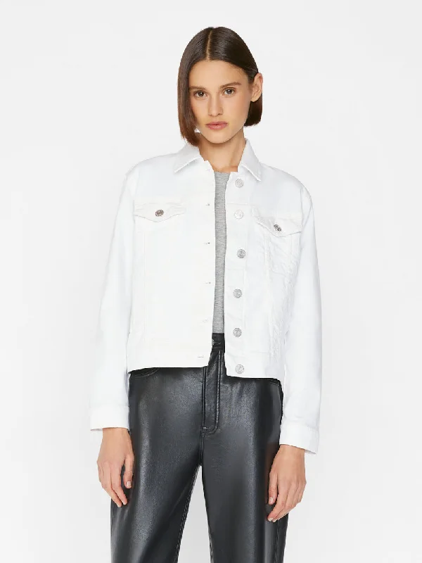 Le Vintage Jacket -- Blanc Fleece Jacket Down Jacket Feather Jacket