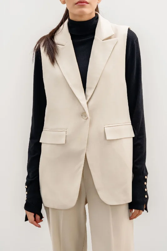 SLEEVELESS BLAZER Women's Trendy Blazer