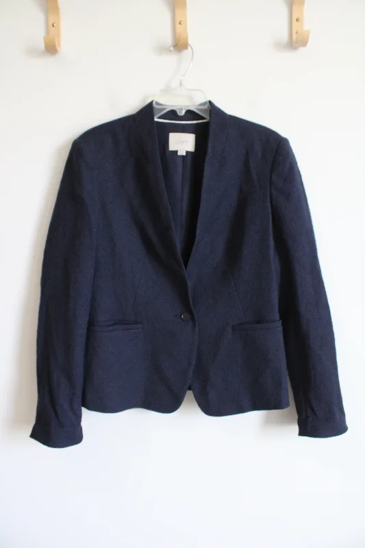 LOFT Navy Blue Blazer | 8 Slim Fit Blazer